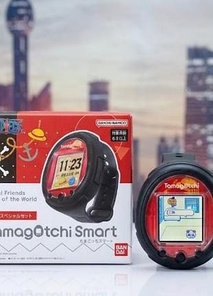 Ексклюзивна інтерактивна електронна іграшка bandai tamagotchi smart — one piece special set. лімітоване  видання в колаборації з аніме one piece.