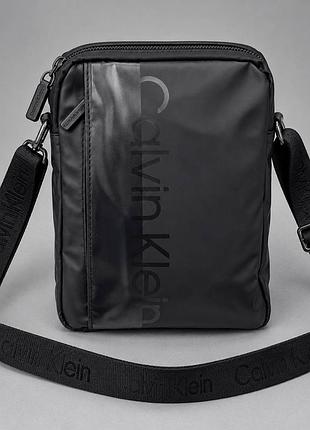 Чоловіча сумка calvin klein через плече, сумка мессенджер, чоловіча сумка барсетка, сумка келвін кляйн