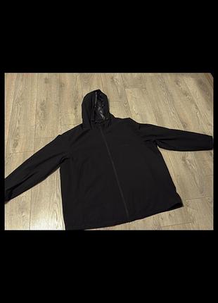 Чоловіча демісезонна куртка (вітровка / софтшелл) від бренду jack & jones (лінійка originals studio, спеціальна серія великих розмірів +fit).