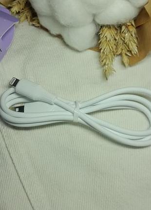 Кабель зарядки для iphone и ipad, кабель lightning, кабель для синхронизации с пк, usb a - lightning, 2.4a, бренда hoco 3