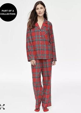 Old navy фланелева пiжама сорочка штани old navy р.s - m