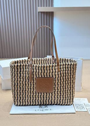Сумка плетена пляжна loewe paulas`s ibiza