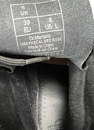 Кожаные редкие ботинки dr martens 1460 pascal bex rose черепа розы мартинсы мартенсы на платформе тракторной подошве оригинал демисезонные размер 39 7