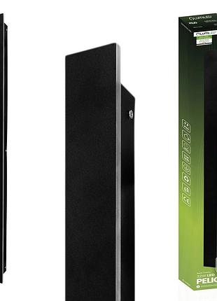 Светодиодный фасадный светильник lumiled pelio 100 см 32 вт ip65 черный, нейтральный свет 4000k, бра для улицы