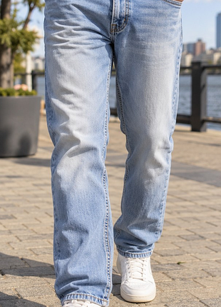 Мужские джинсы jack &amp; jones originals rick comfort fit светло-голубые m 48