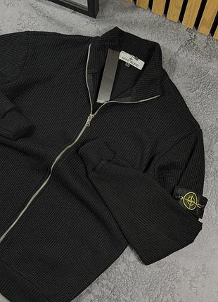 Кофта в'язана stone island чорна