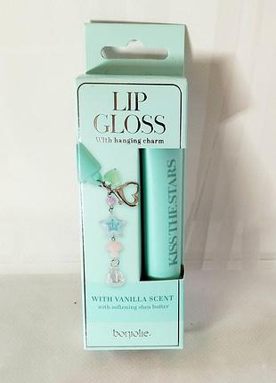 Дитячий блиск для губ з брелком lip gloss bonjolie 15мл.