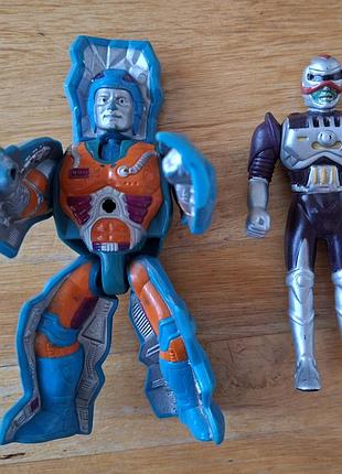 Винтажная фигурка razor - uncanny x-men (toy biz, 1993)+винтажная фигурка chap mei: mighty robotic warrior (1995)