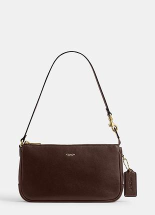 Coach сумочка для жінок шкіряна plaza коричнева ccc41