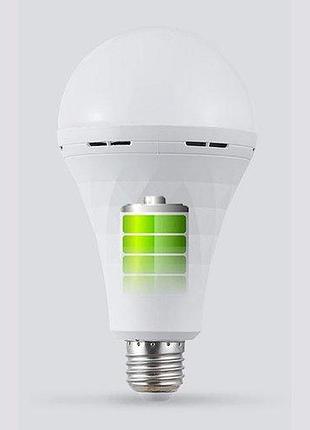Аварійна led лампа almina 12 вт e27 6500к автономна до 6 год