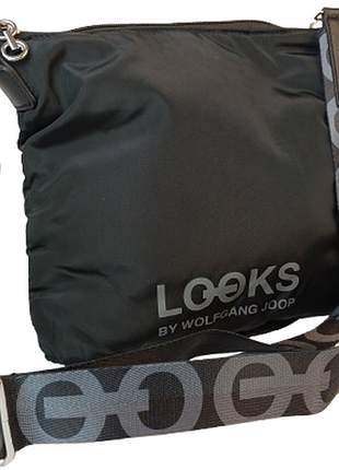 Женская наплечная сумка looks hip bag by wolfgang joop черная