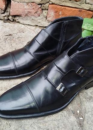 Ботинки мужские rowland brothers,р. 42. double monk  goodyear.