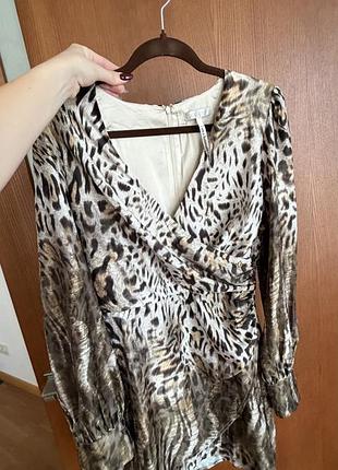 Леопардова сукня guess — нова колекція 2