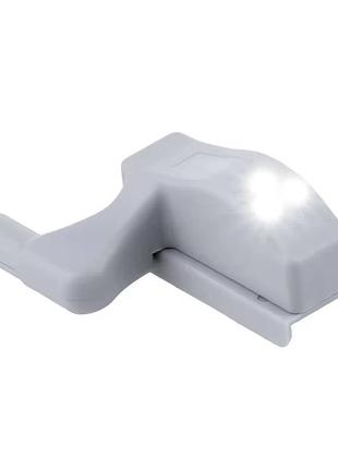 Світлодіодне підсвічування на меблеву петлю led з автовмиканням 0.3w (0801)