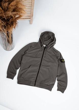 Зип худи stone island графит