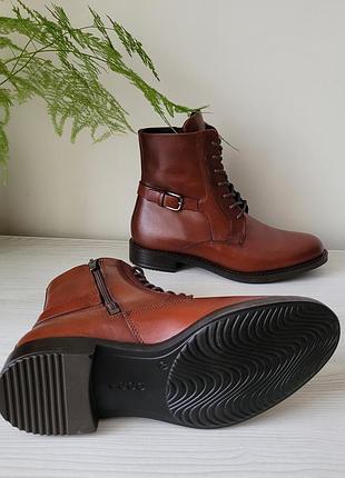 Ботинки кожаные оригинал ecco sartorelle 25 гг.37 10