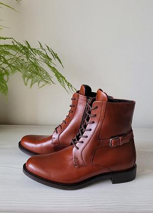 Ботинки кожаные оригинал ecco sartorelle 25 гг.37 2