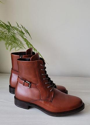 Ботинки кожаные оригинал ecco sartorelle 25 гг.37 5