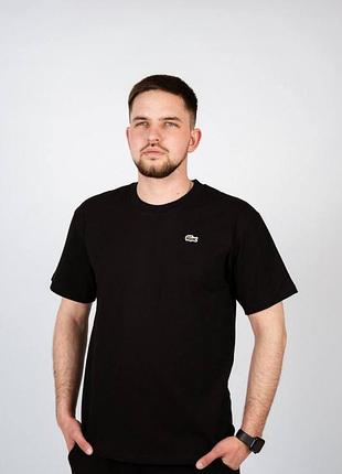 Футболка lacoste черная