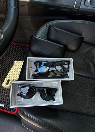Розумні окуляри smart glasses з камерою черные