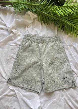 Шорты nike nocta серые
