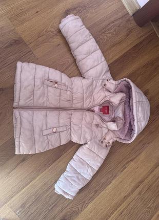 Куртка для дівчинки guess зимова рожева