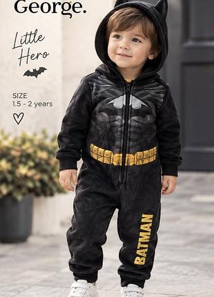 🦇 стильний комбінезон batman для маленького героя! розмір 104