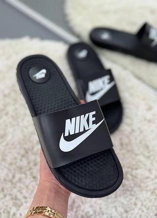Чоловічі шльопанці nike чорні