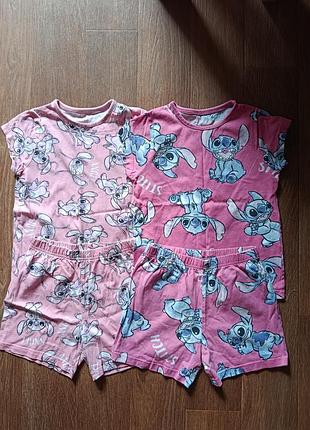 Лот пижам стэчь и энжел, stitch and angel