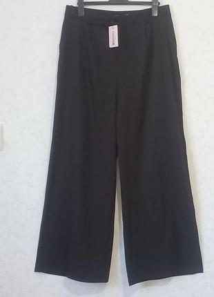 Брюки женские широкие, черные.sk.18, eur.46, us.14.