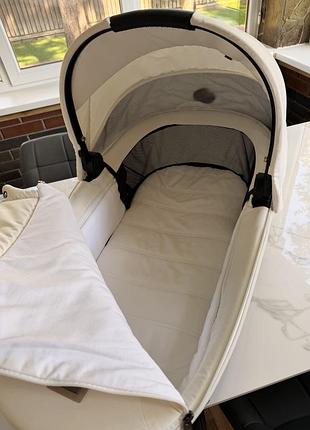 Коляска cybex e-priam white rosegold 6