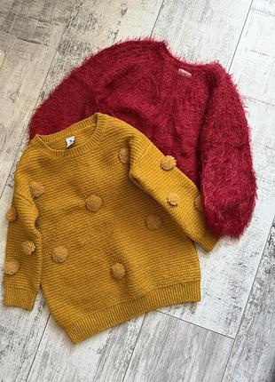 Комлект светрів светр теплий  zara tu 4р