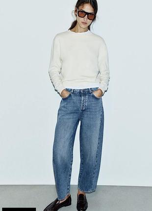 Стильні джинси барелі фірми zara нова колекція