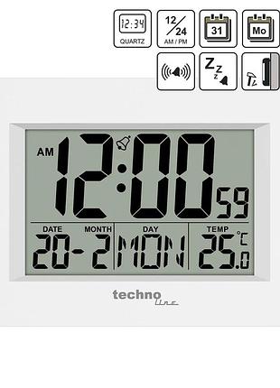 Часы настольные technoline ws8002 white (ws8002)