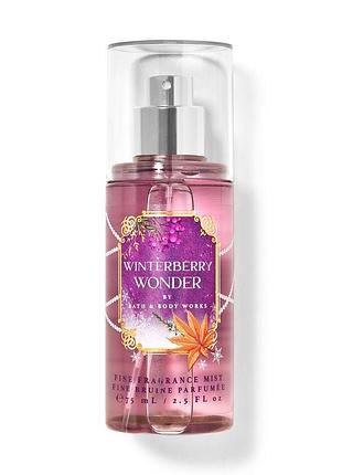 Парфумований спрей winterberry wonder від bath and body works