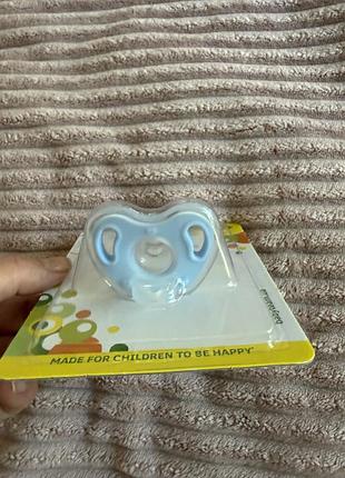 Пустушка baby team silicone classic soother 3
