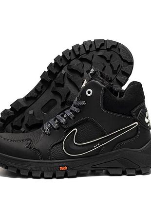 Кроссовки зимние nike, 36-40 размер, унисекс, новинка, натуральная кожа