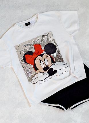 Футболка zara из лимитированной коллекции disney, размер 11-12р/152см