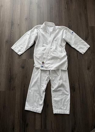 Спортивне дитяче кімоно для карате adidas approved біле