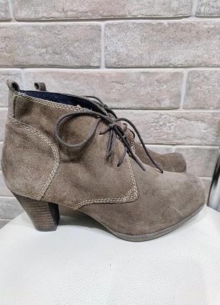 Замшеві ботильйони scholl
