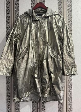 Дощовик жіночий zara металік