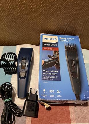 Машинка для стрижки philips easy even haircut series 3000 hc3505/15