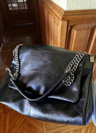 Сумка жіноча zara чорна через плече