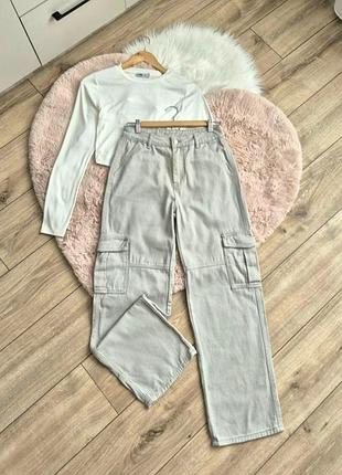 Джинсы брюки женские 100% cotton shein