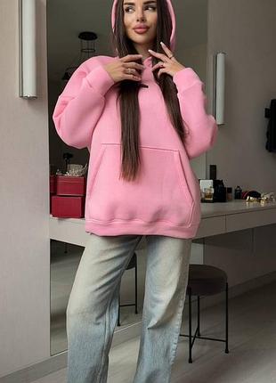 Oversize худи из мягкой ткани