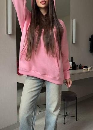 Oversize худи из мягкой ткани 2