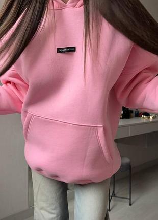 Oversize худи из мягкой ткани 8