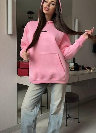 Oversize худи из мягкой ткани 6