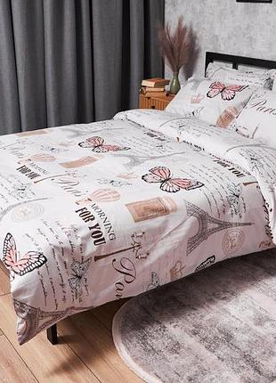 Комплект постільної білизни moon&star ranforce elite paris for you дитячий 110х140 наволочки 2х50х70