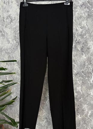 Брюки жіночі m&s чорні прямі штани wide leg 10